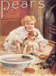 Een schuldige glimlach voor de afranseling, uit de Pears Annual